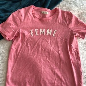 Madewell Felt "Femme" Tee